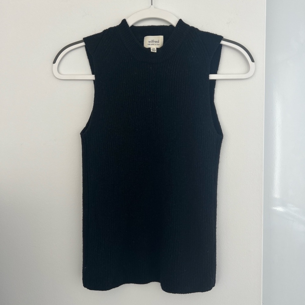 Wilfred (Aritzia) XXS Sweater tank with open back